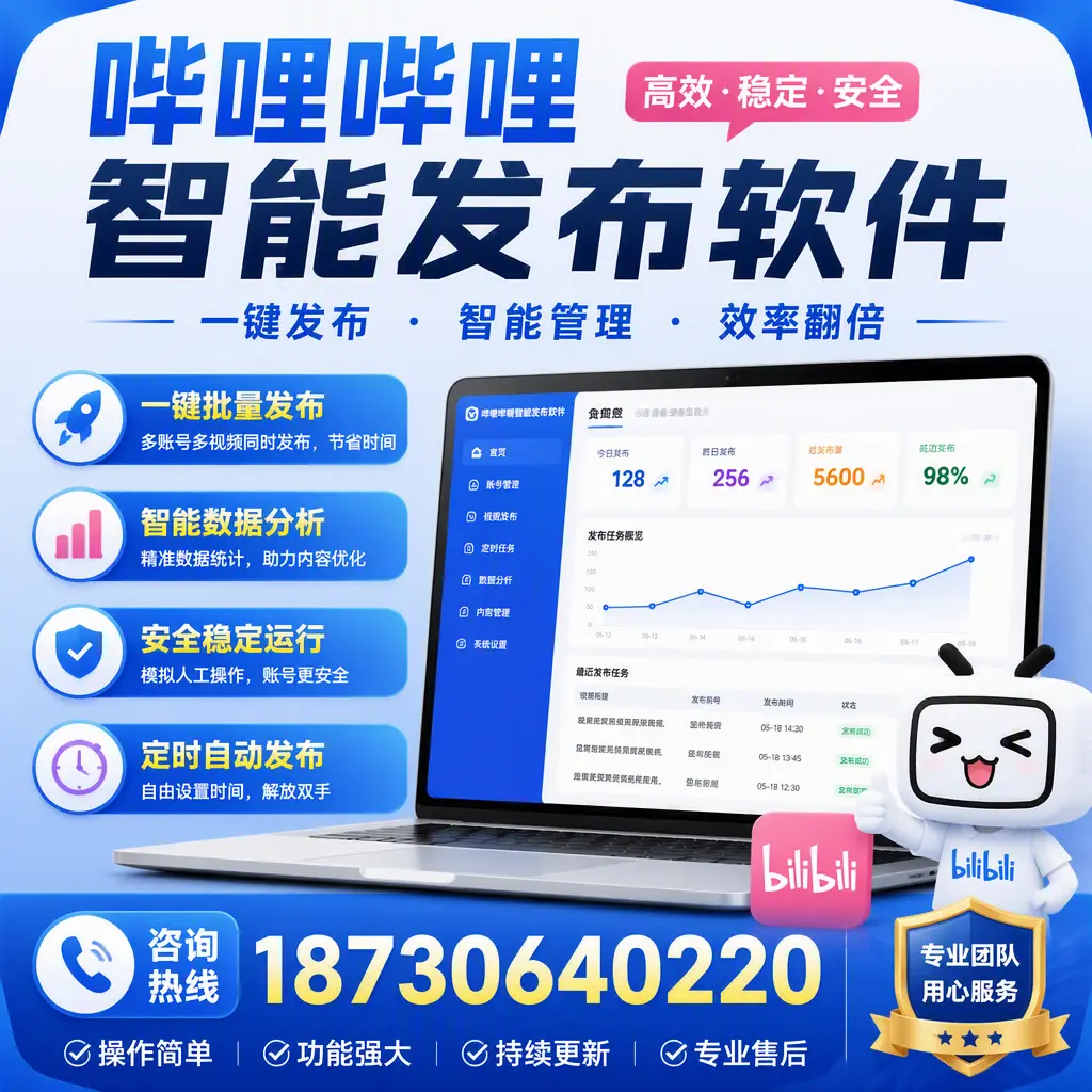 为什么选择哔哩哔哩智能发布软件？甘南 的用户分享
